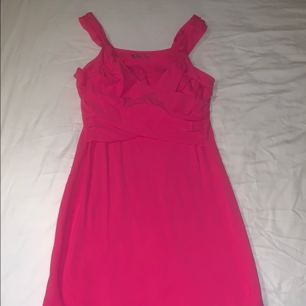 Pink cotton dress